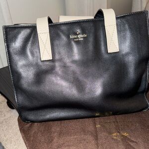 Kate Spade Black and Cream Tote